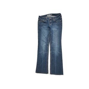 New York & Company Curvy Low Rise Bootcut Women's size 4 Dark Blue Denim jeans